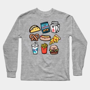 Junk Food Dudes Long Sleeve T-Shirt